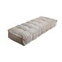 Boho Woven Seat Cushion Teddy Grey 0