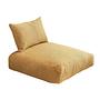 Woven seat cushion Teddy Mustard 6