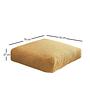 Woven seat cushion Teddy Mustard 8