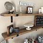 Lam006 Wooden shelf veneer Black 6