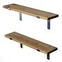 Lam006 Wooden shelf veneer Black 8