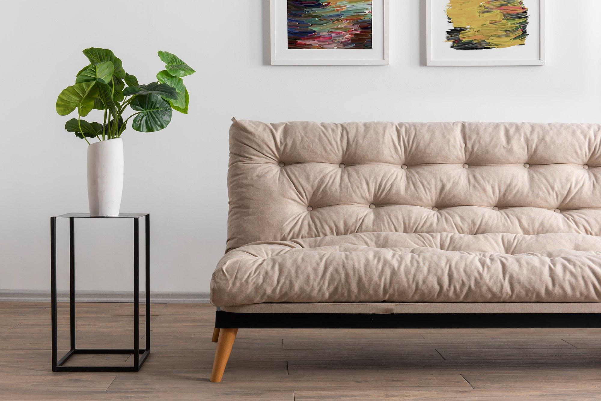 Saki Sofa Bed 3-seater Cream 3