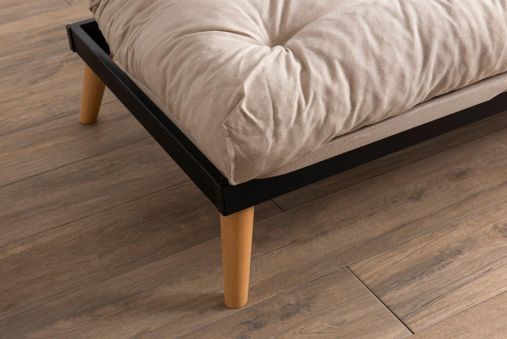 Saki Sofa Bed 3-seater Cream 4