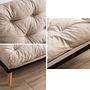 Saki Sofa Bed 3-seater Cream 7