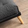 Saki Sleeper Sofa 3-Seater Dark Grey 6