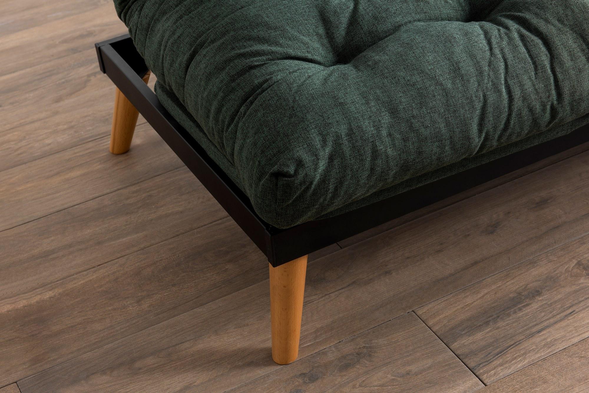 Saki Sofa Bed 3-seater Green 5