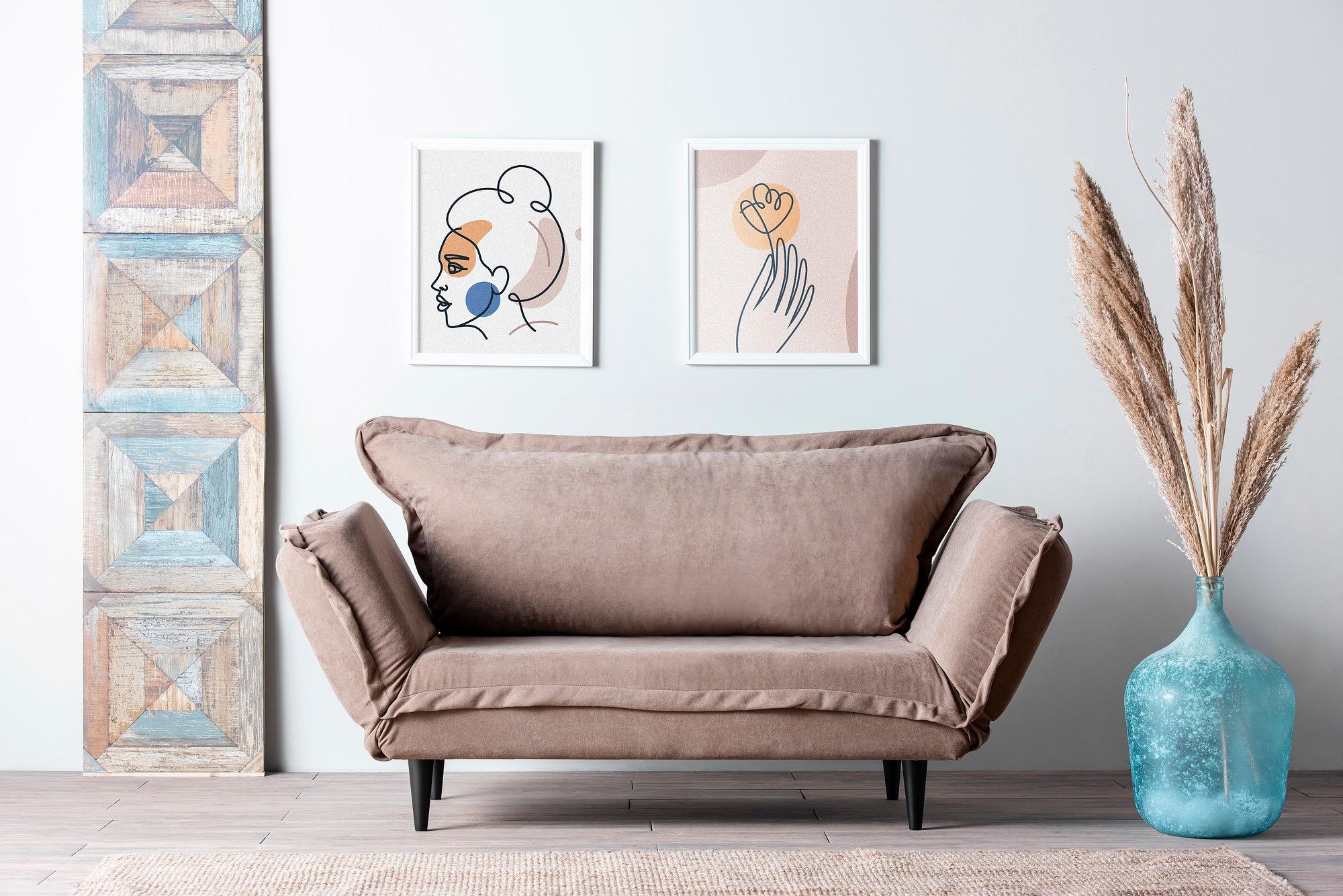 Vino Daybed Sofa Bed 2-seater Mink 2