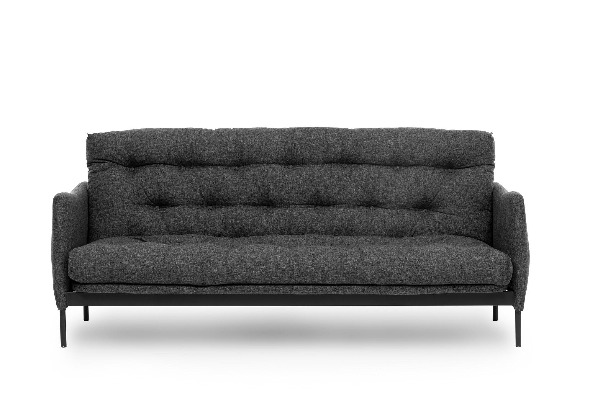 Renge Schlafsofa 3-Sitzer Dunkelgrau 8