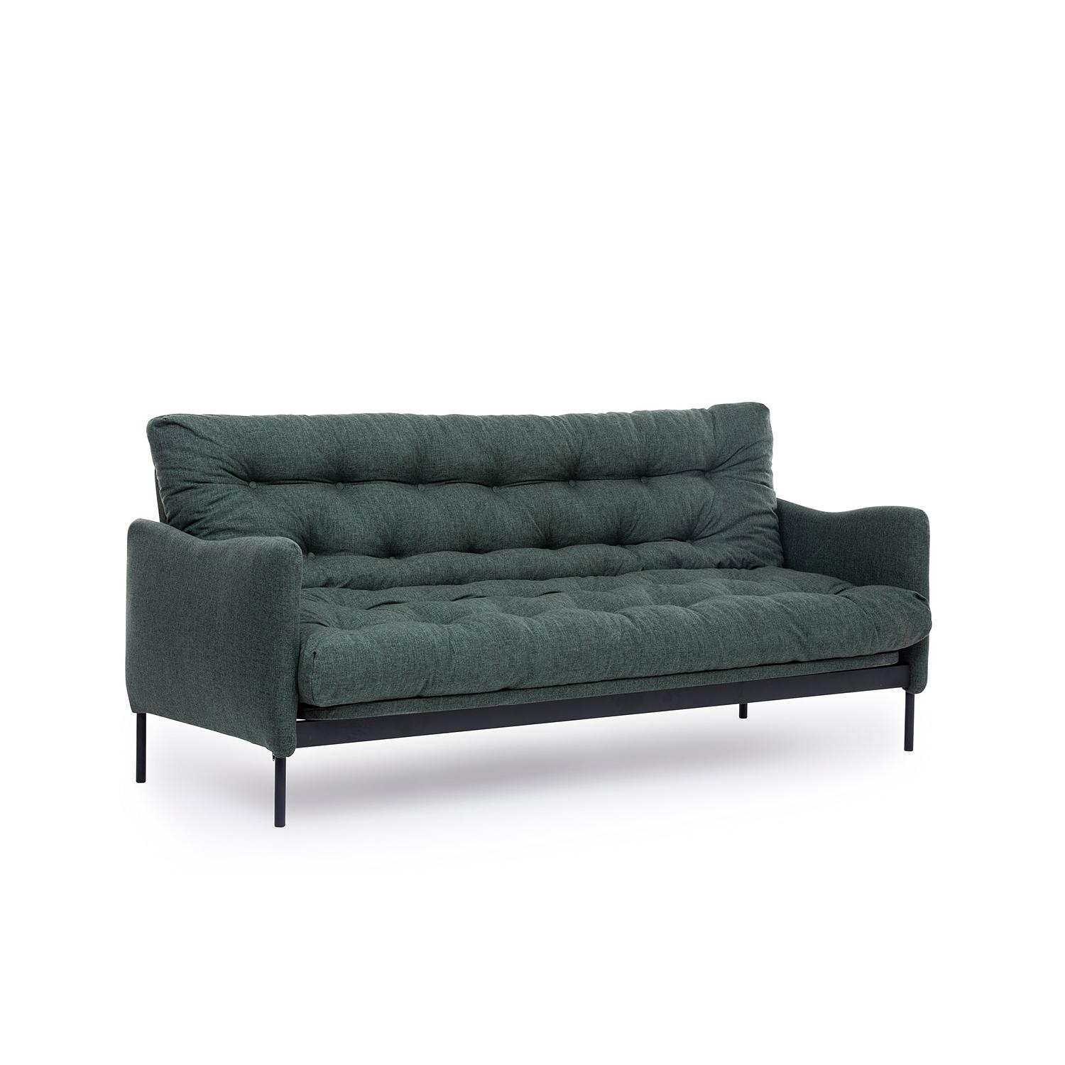 Renge Sleeper Sofa 3-Seater Green 0