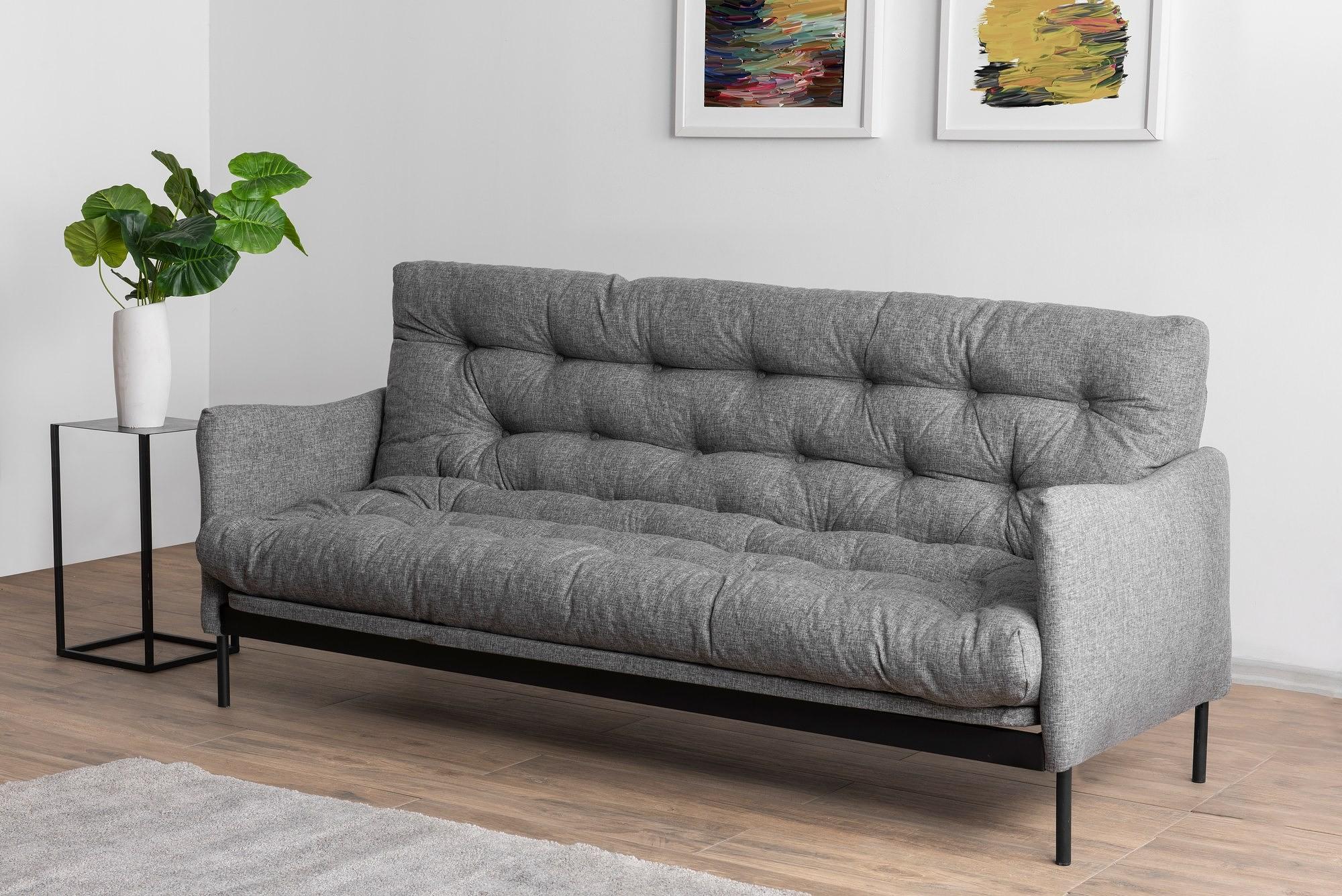 Renge Sofa Bed 3-seater Light Grey 1