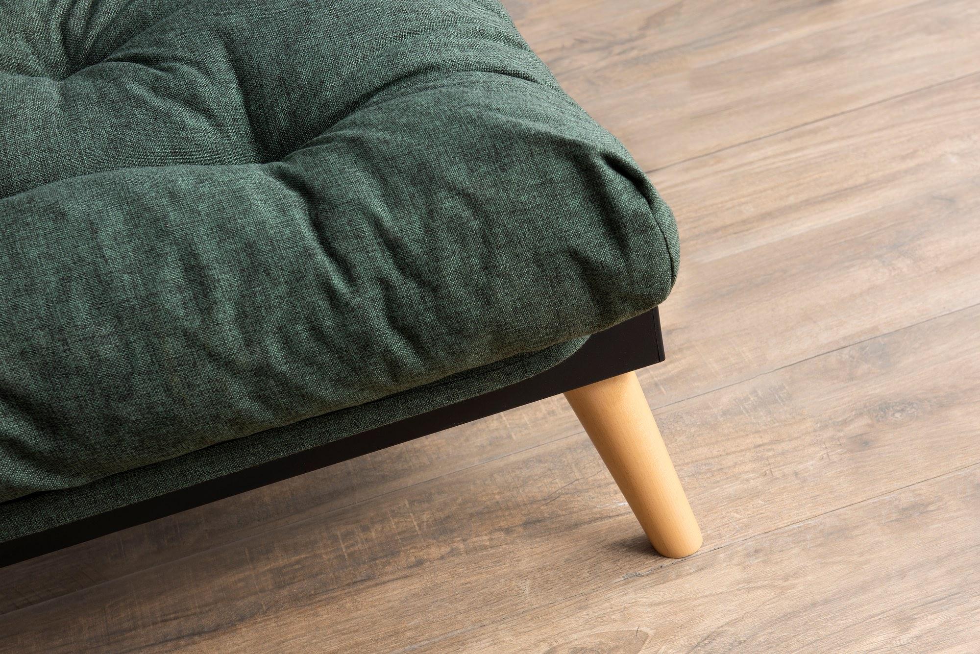 Saki Sofa Bed 3-seater Green 8