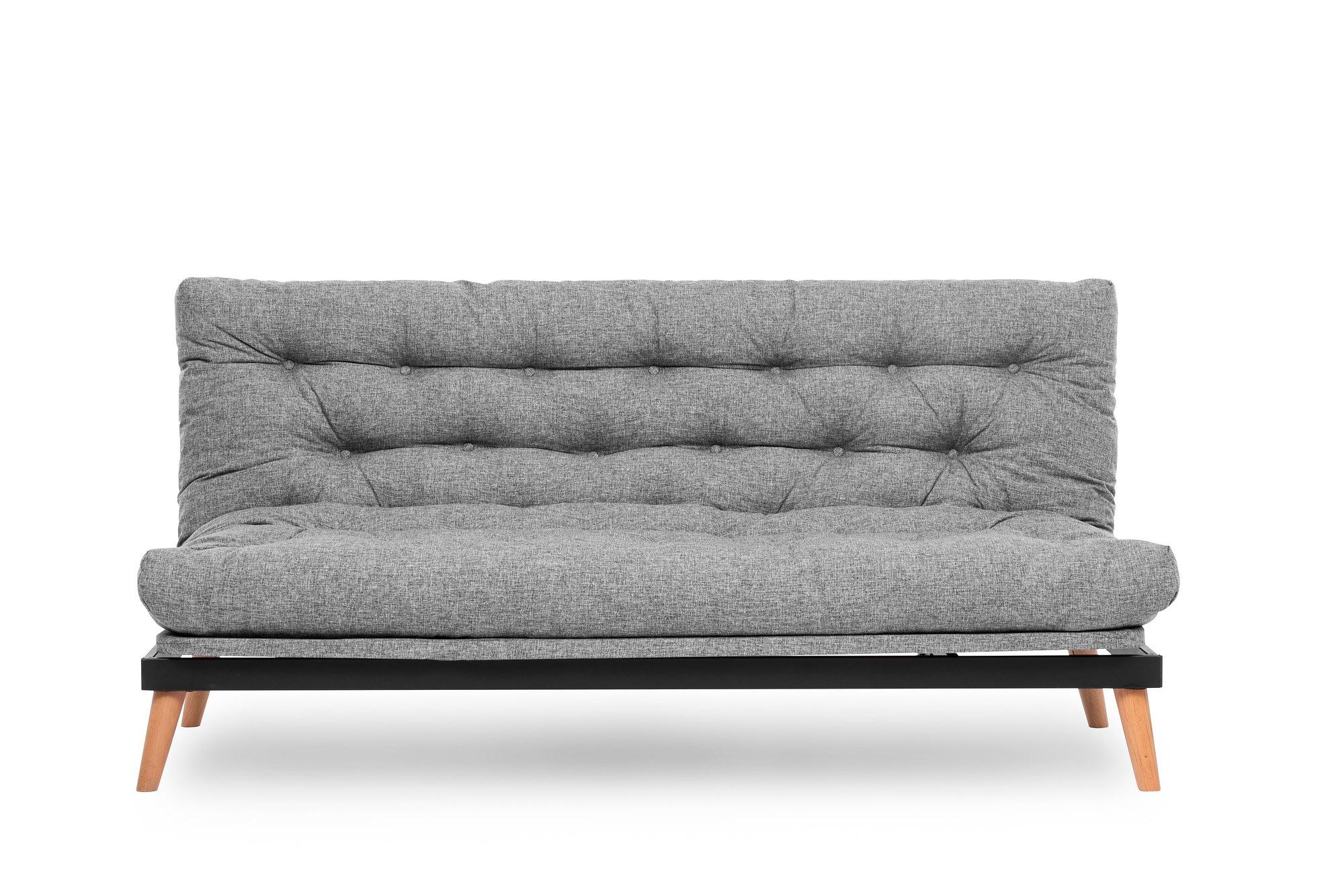 Saki Sofa Bed 3-seater Light Grey 0
