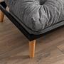 Saki Sofa Bed 3-seater Light Grey 7