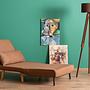 Foldable Sofa Bed 1-Seater Brown 3