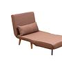 Foldable Sofa Bed 1-Seater Brown 7