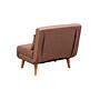 Foldable Sofa Bed 1-Seater Brown 9