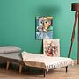 Foldable Sofa Bed 1-Seater Light Grey 5