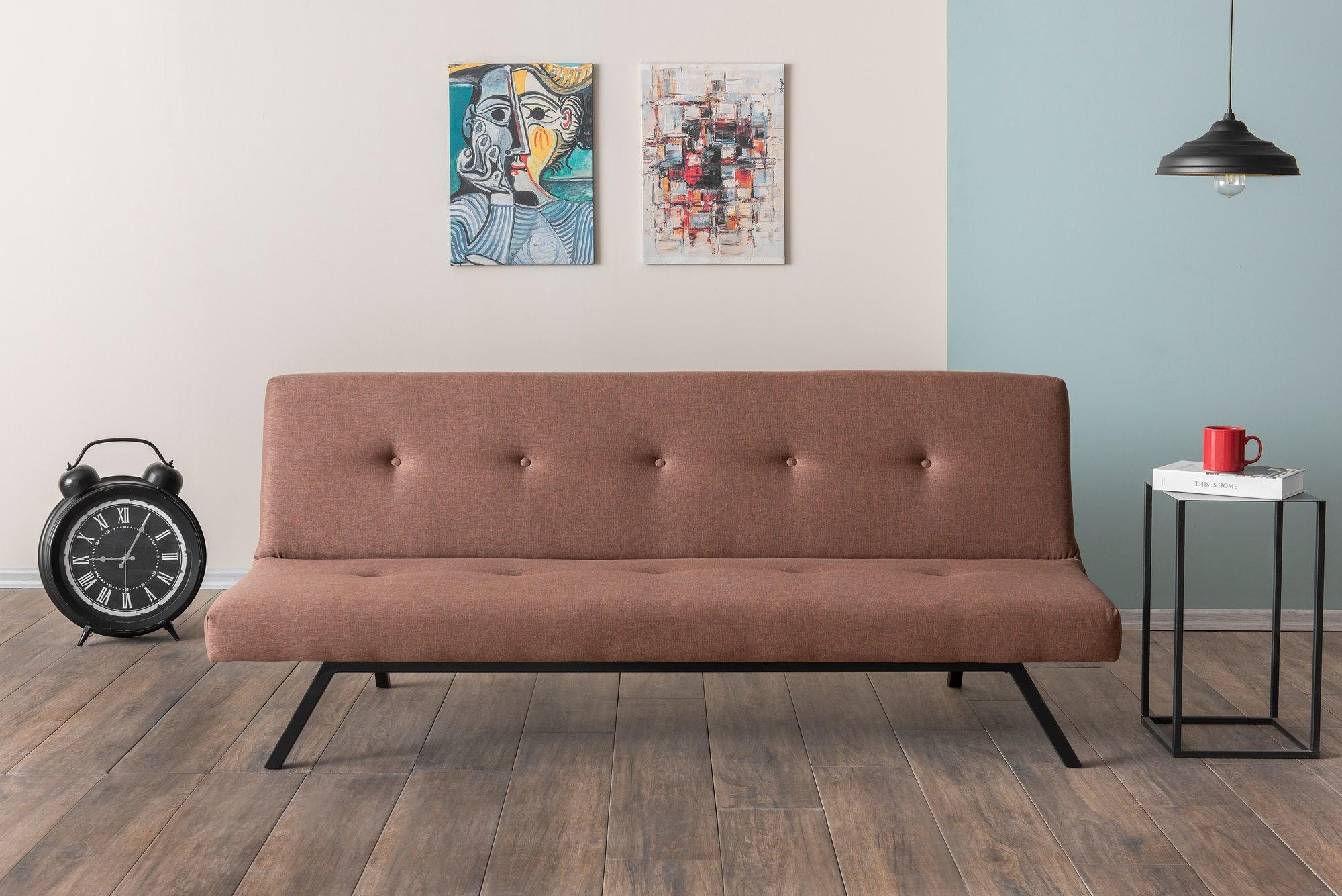 Zola Sofa Bed 3-seater Brown 1