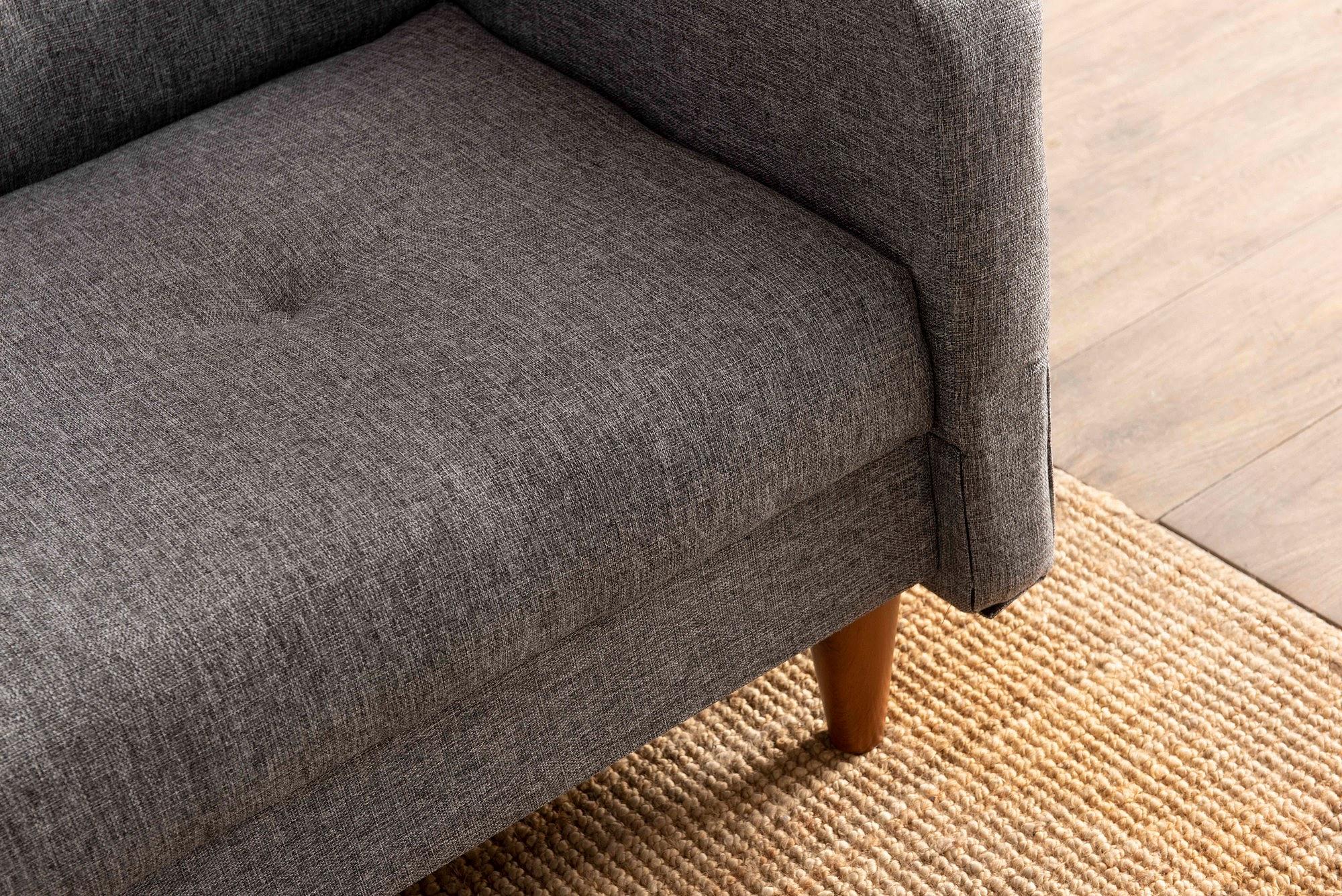 Hiko divano letto 3 posti grigio chiaro 2