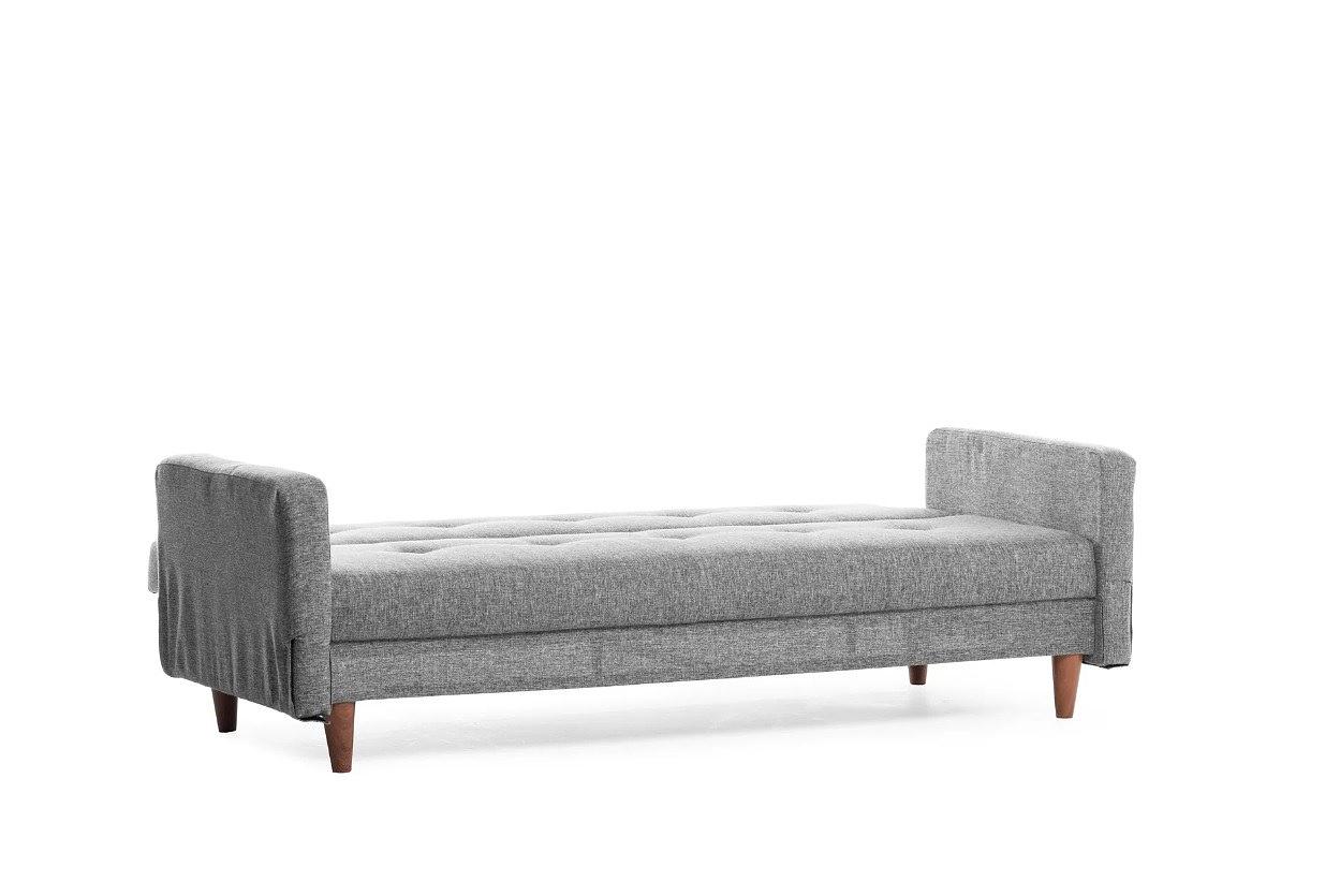 Hiko divano letto 3 posti grigio chiaro 5