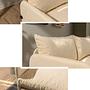 Saga Sofa Bed 2-seater Cream 8