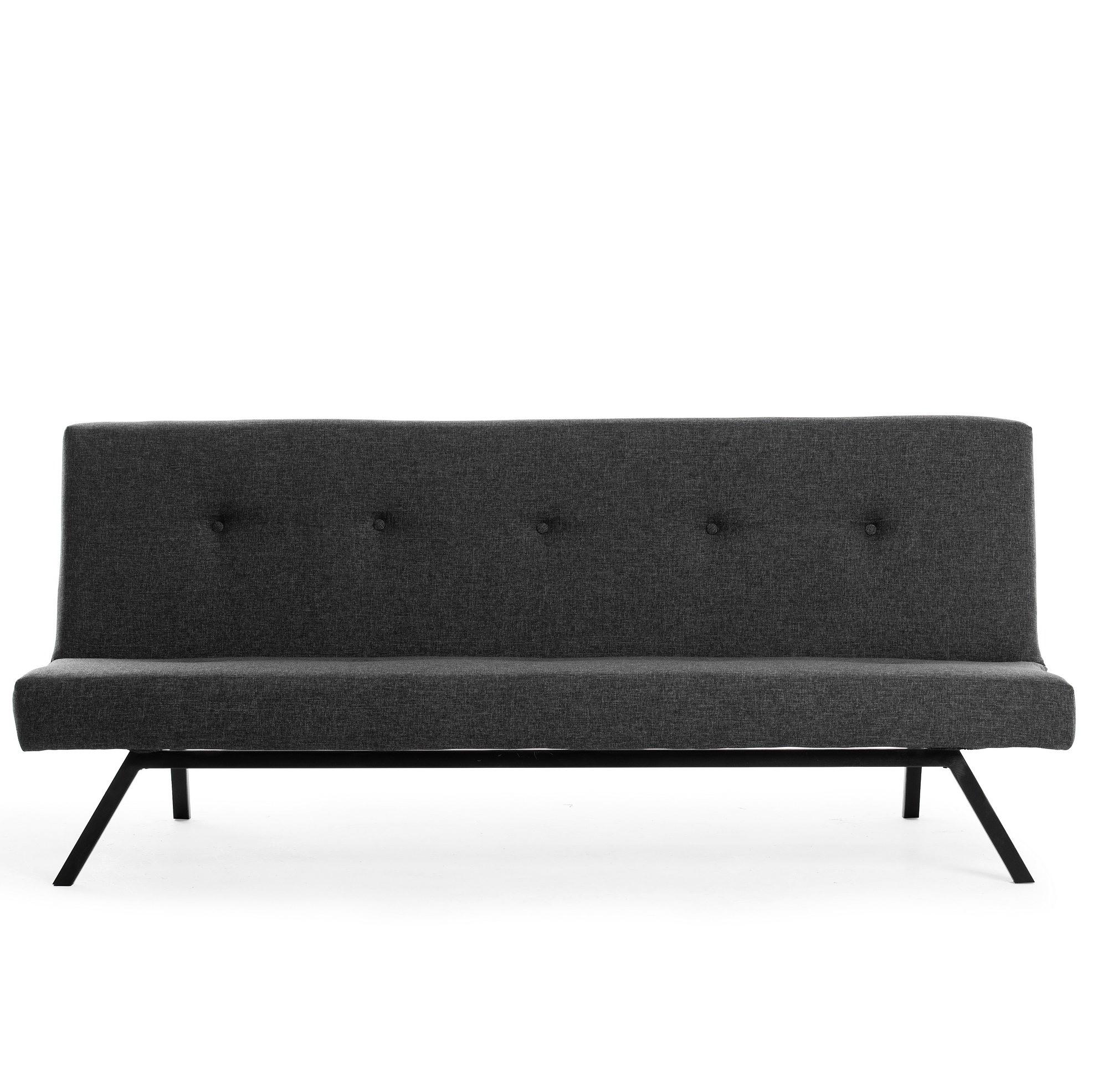 Zola Sofa Bed 3-Seater Dark Grey 0