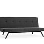 Zola Sofa Bed 3-Seater Dark Grey 5
