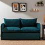 Saga Xl Sofa Bed 2-seater petrol green 1