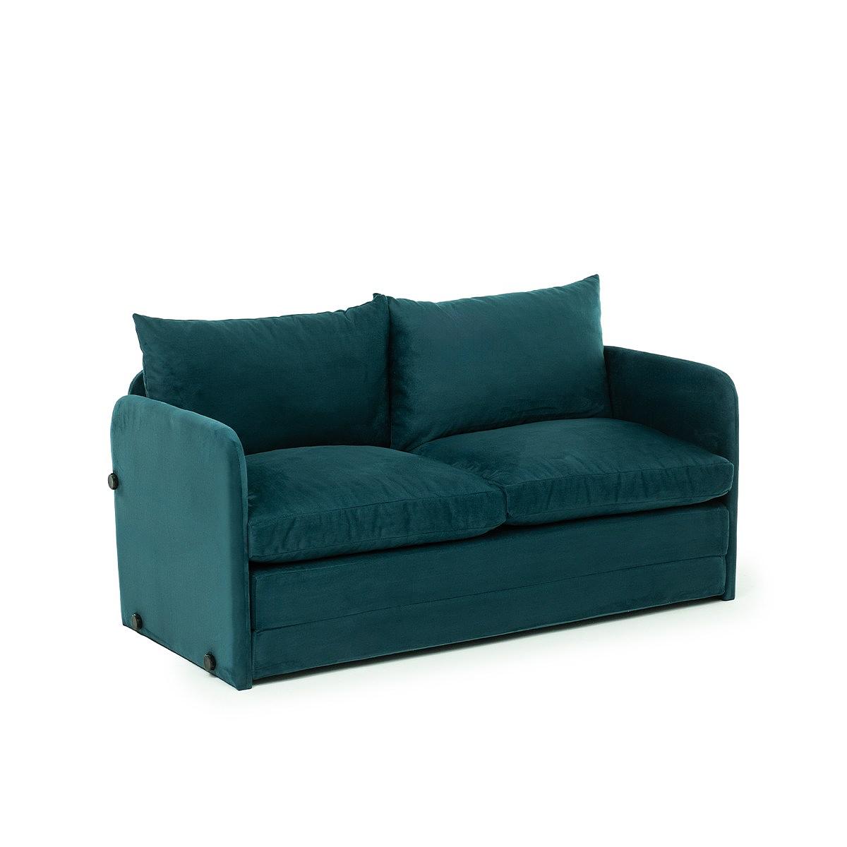 Saga Xl Sofa Bed 2-seater petrol green 7