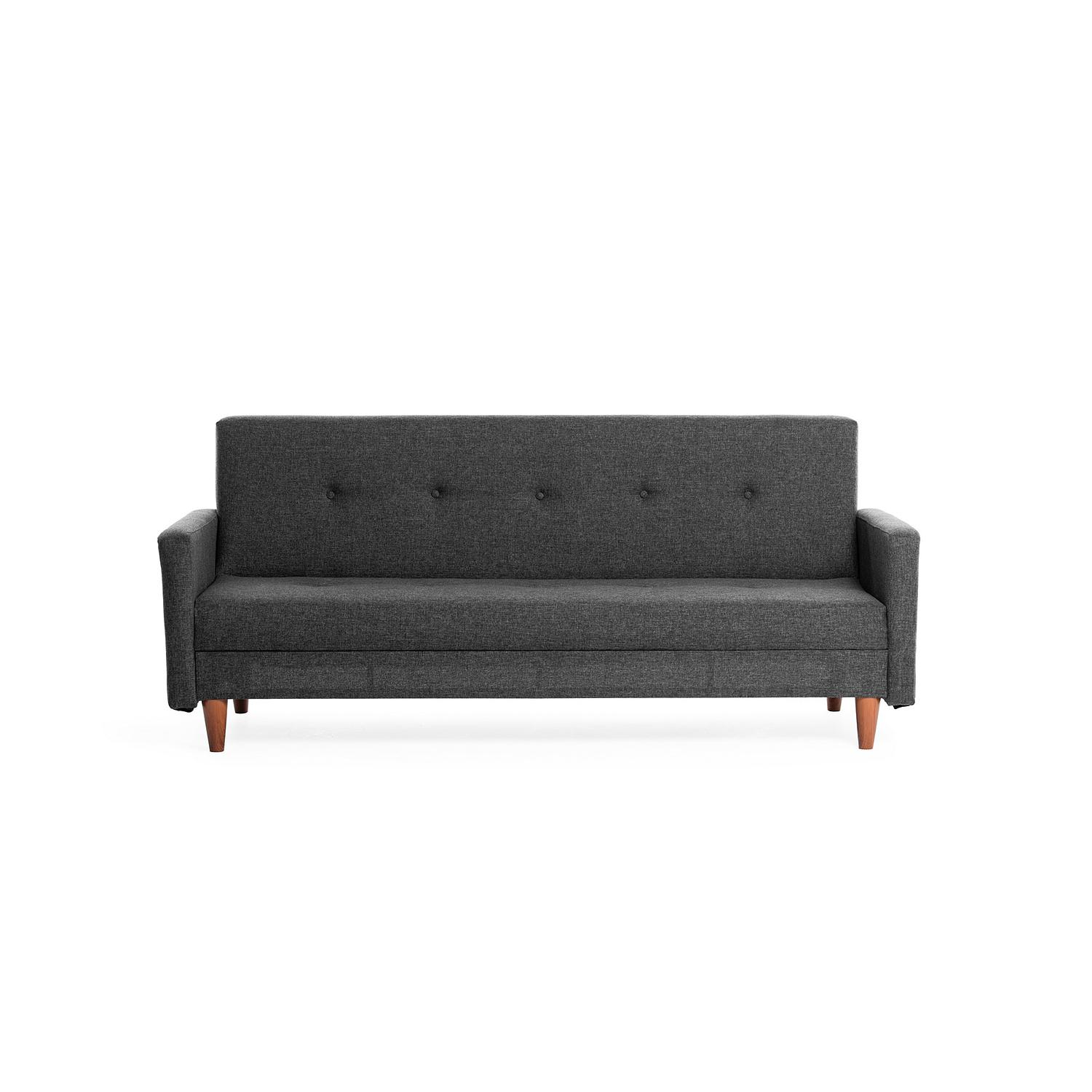 Hiko Sofa bed 3-seater Dark grey 4