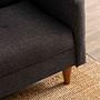 Hiko Sofa bed 3-seater Dark grey 2