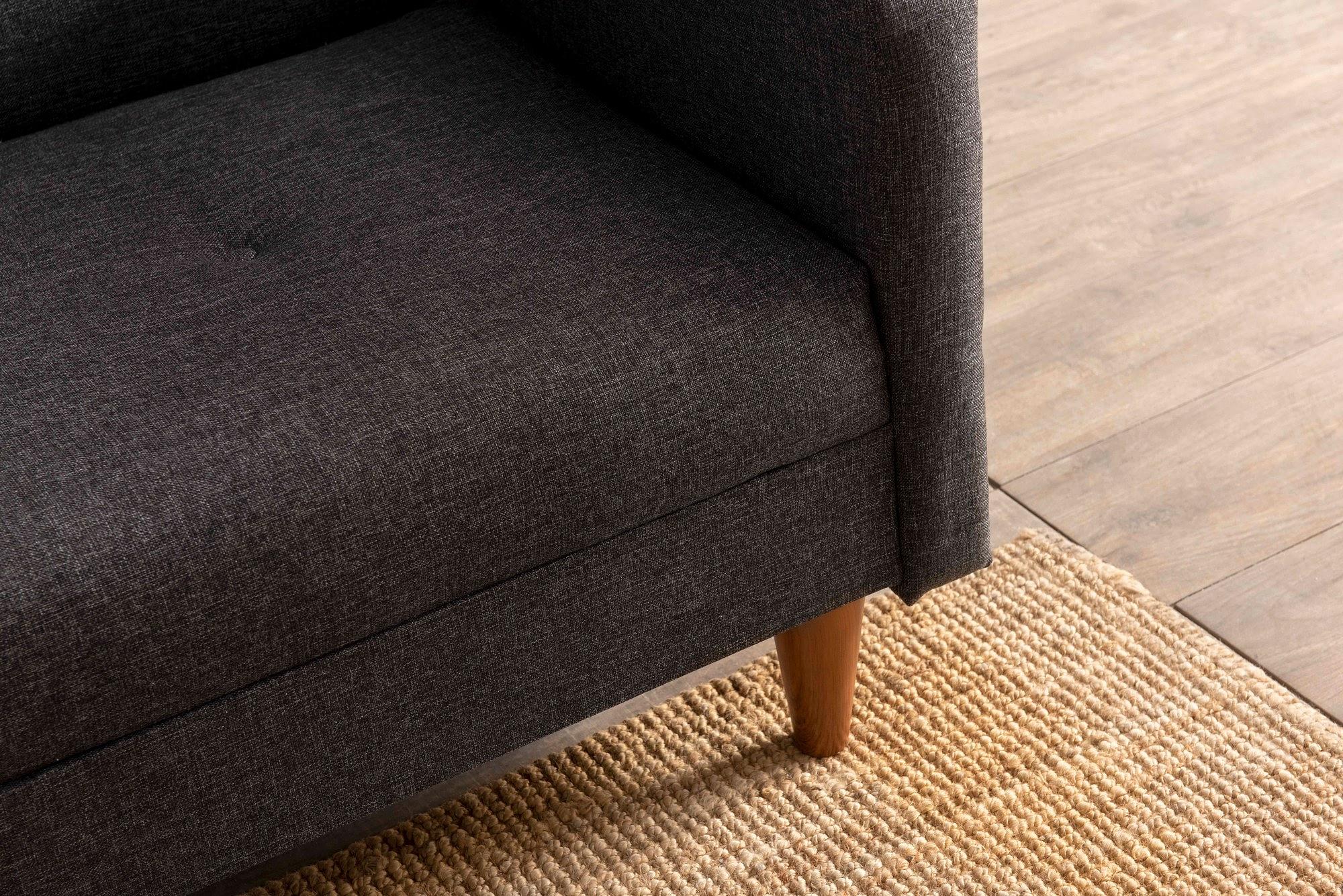 Hiko Sofa bed 3-seater Dark grey 2