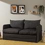 Saga Xl Sofa bed 2-seater dark grey 2