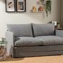 Saga Xl Sofa Bed 2-Seater Light Grey 2