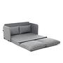 Saga Xl Sofa Bed 2-Seater Light Grey 9