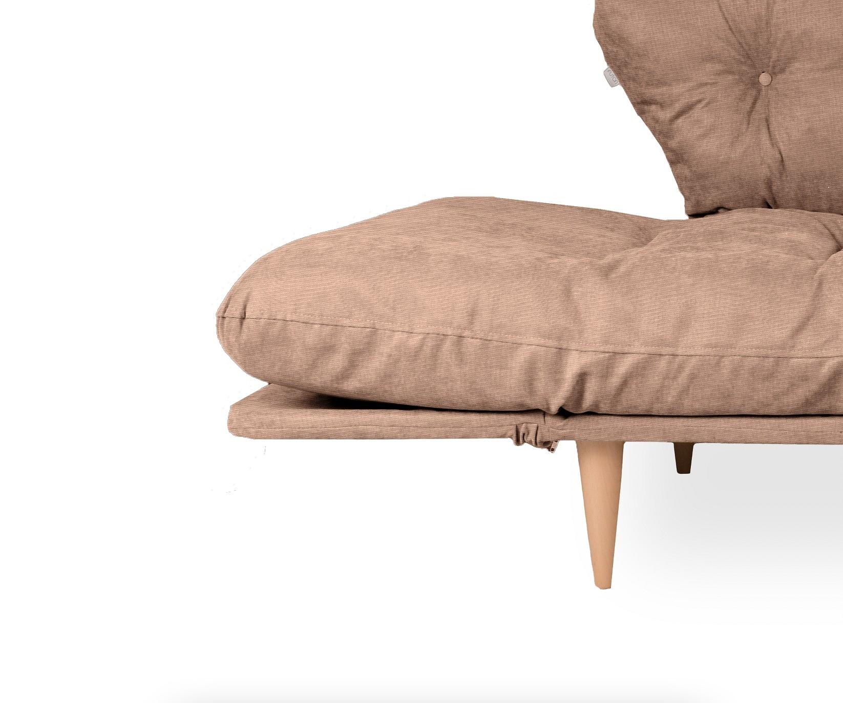 Nina Daybed Sofa Bed 3-seater Light Brown 7