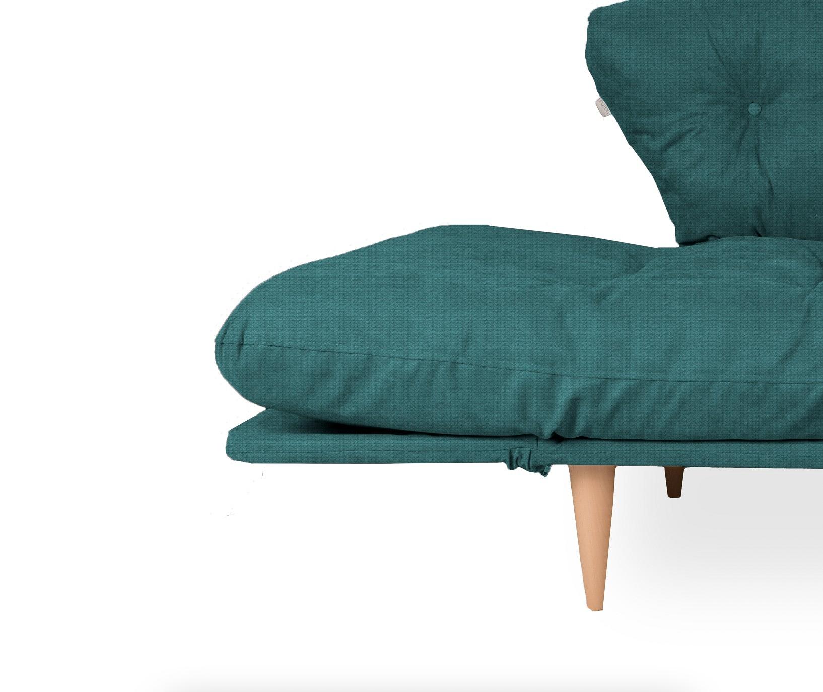 Nina Daybed Sofa Bed 3-Seater Petrol Green 7