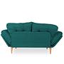 Nina Daybed Sofa Bed 3-Seater Petrol Green 6