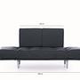 Nina Daybed Sofa Bed 3-Seater Petrol Green 9