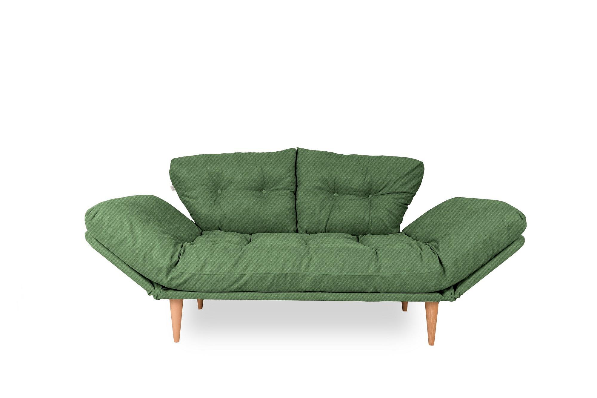 Nina Daybed Sofa Bed 3-seater Green 4