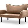 Chatto Sofa Bed 2-Seater Light Brown 6