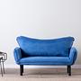 Chatto Divano letto 2 posti Blu 2