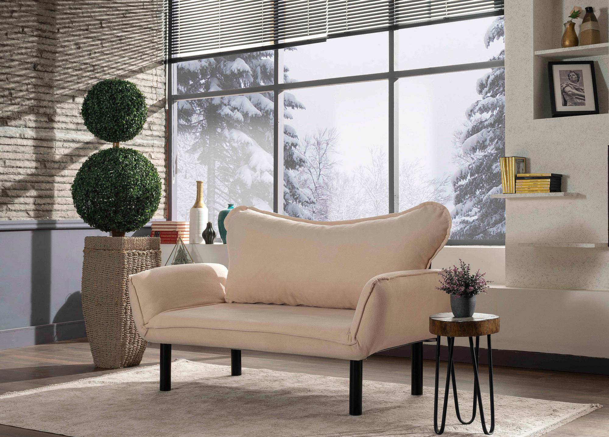 Chatto Sofa Bed 2-Seater Cream 1
