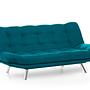 Misa Divano letto 3 posti Verde petrolio 5