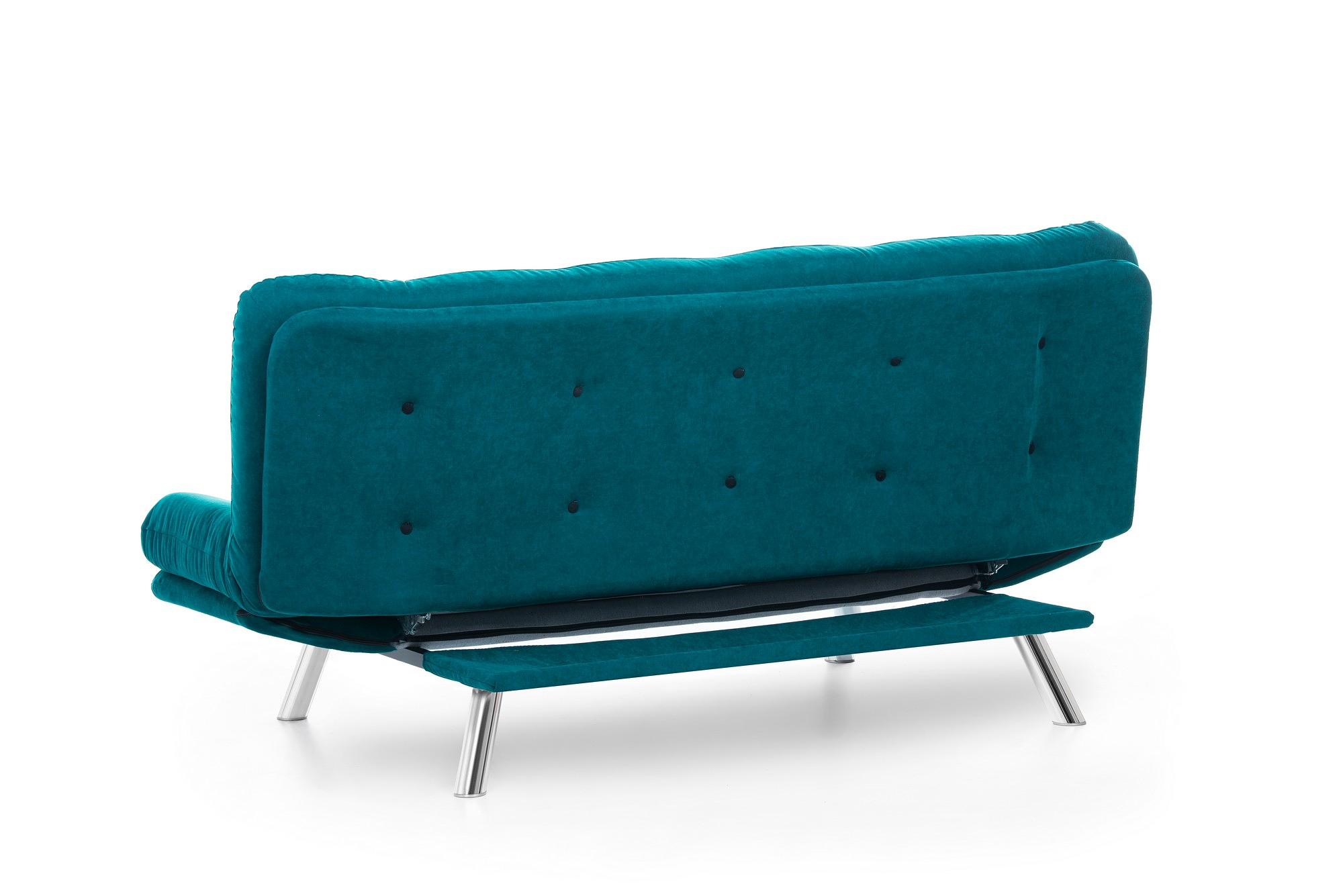 Misa Sofa Bed 3-seater Petrol Green 7
