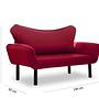 Chatto Sofa Bed 2-seater Maroon 8