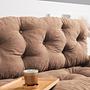Nitta Sofa Bed 2-Seater Light Brown 6