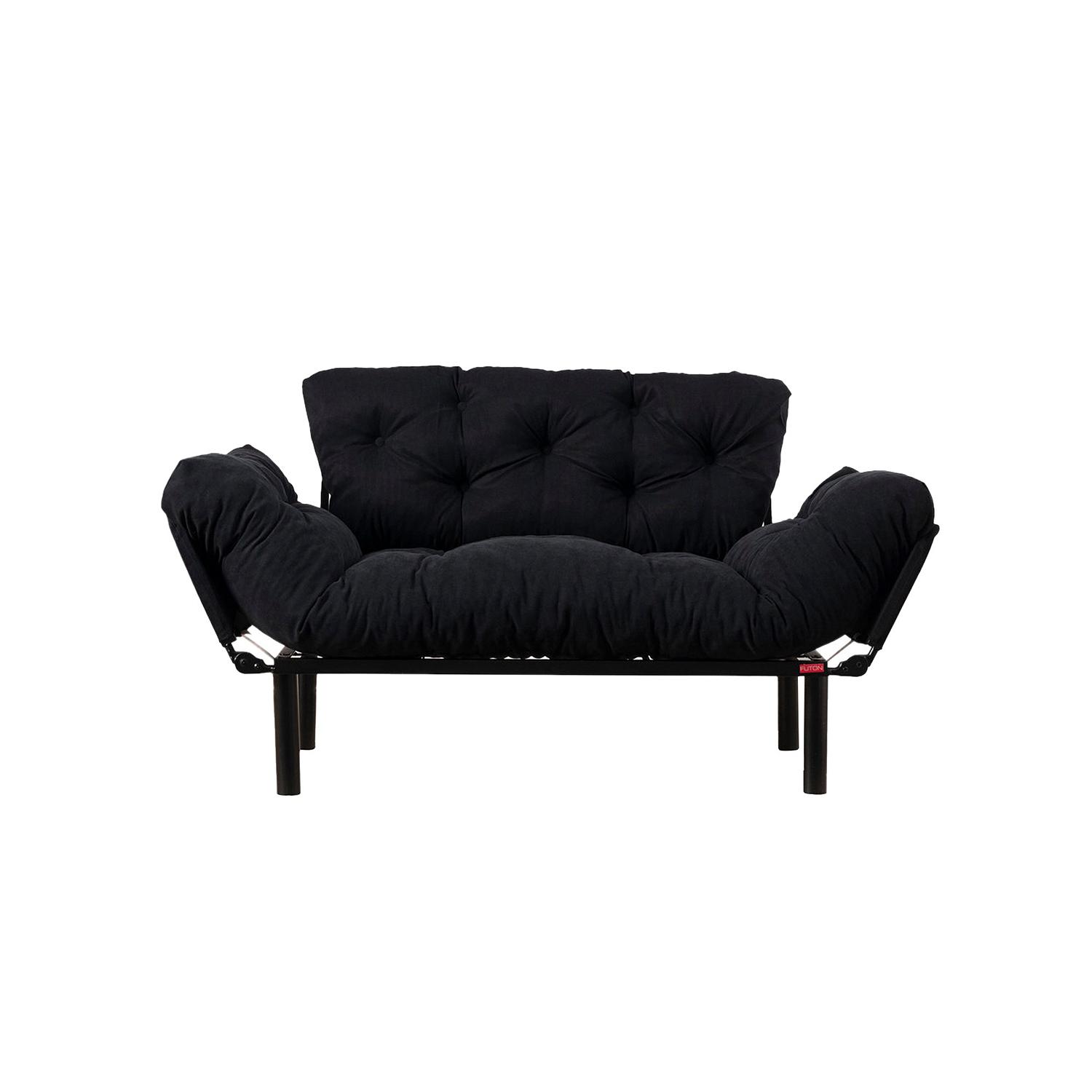 Nitta Sofa Bed 2-seater Black 0