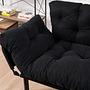 Nitta Sofa Bed 2-seater Black 3