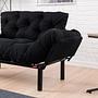 Nitta Sofa Bed 2-seater Black 4